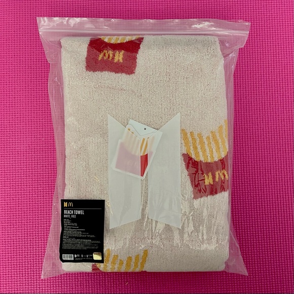 Limited Edition BTS x MCD MERCH - Beach Towel - Picture 2 of 3